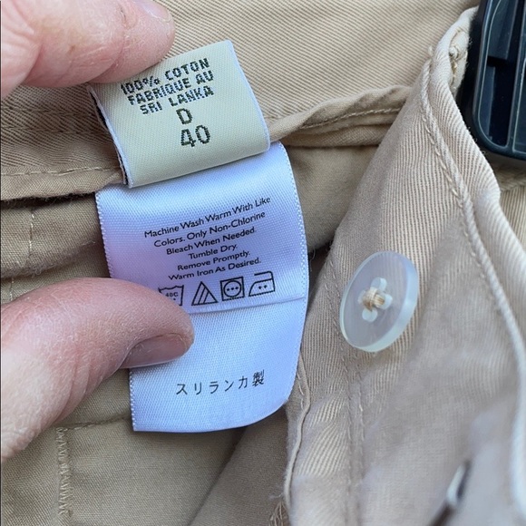 Eddie Bauer Mercer Fit Tan Cotton Khaki Pants 10 - Picture 10 of 11